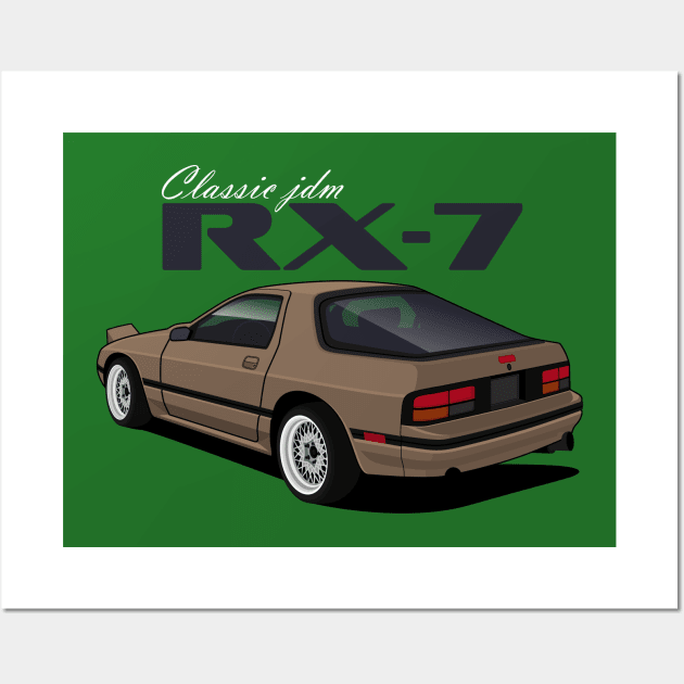 RX7 Classic JDM Wall Art by masjestudio